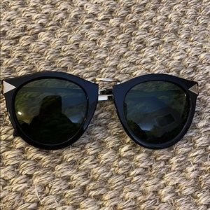 Karen Walker Harvest Sunglasses Black/Gold